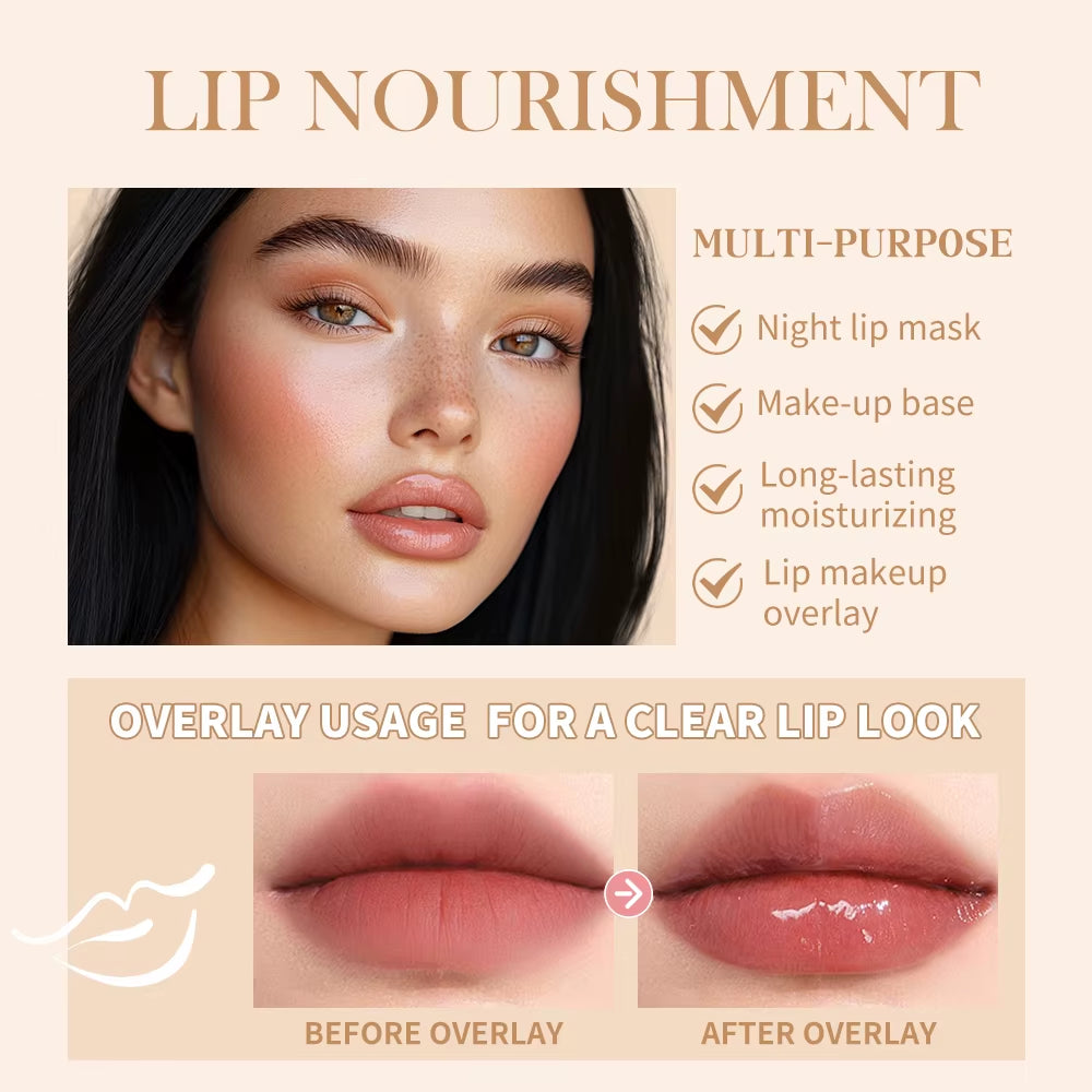 Lip Balm Set Lip Gross 4 Pack 1Kit Deep Moisturizing Lip Glaze Smoothing Color Lips Oil Long Lasting Nourishing Lips Care
