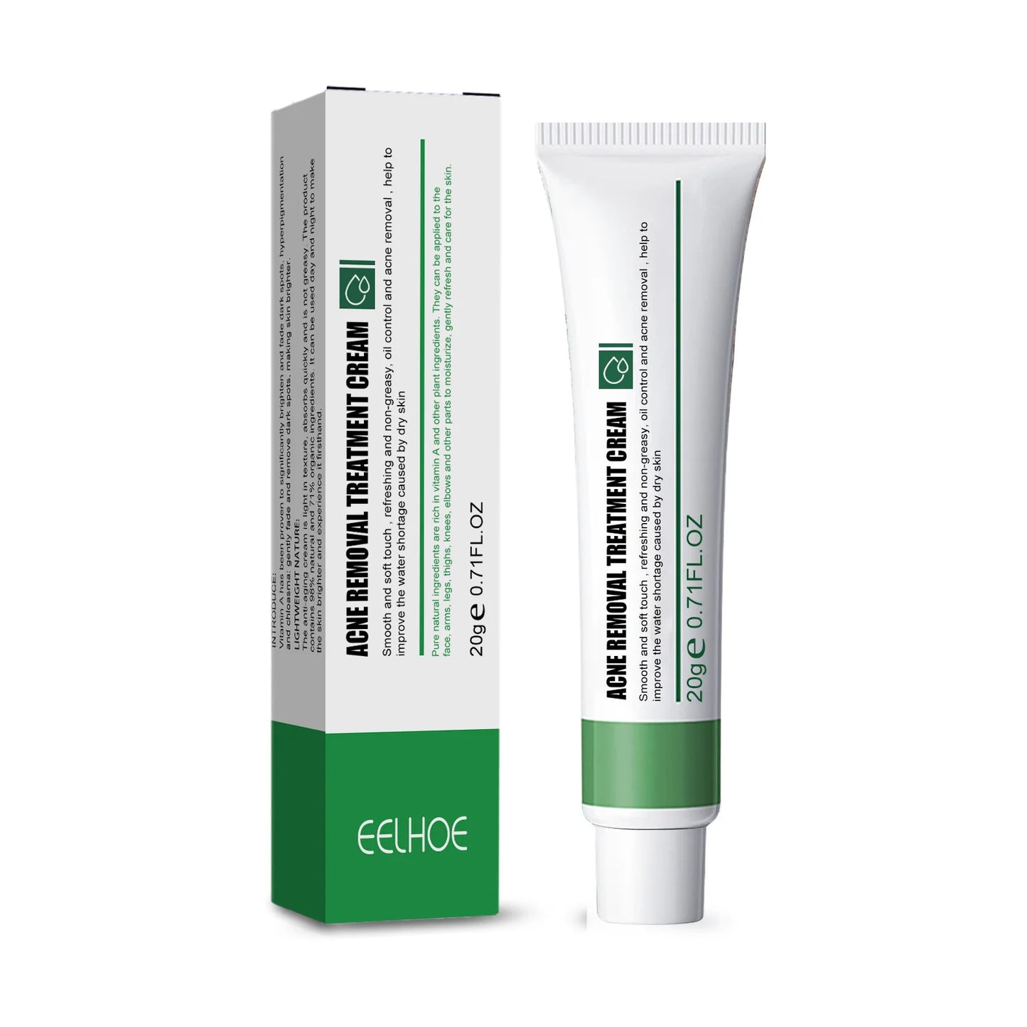 EELHOE Blemish & Acne Treatment Cream Brightens Skin Tone Hydrates & Repairs Complexion